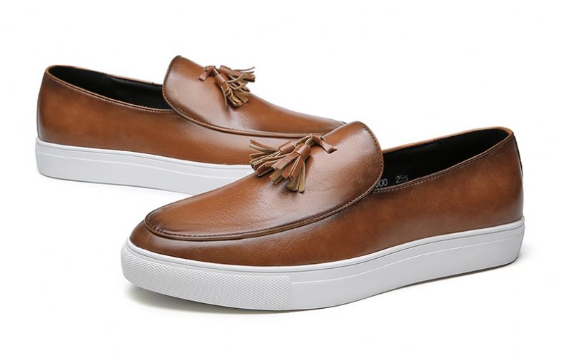 Romero Heren Loafer Casual Schoenen - Bruin