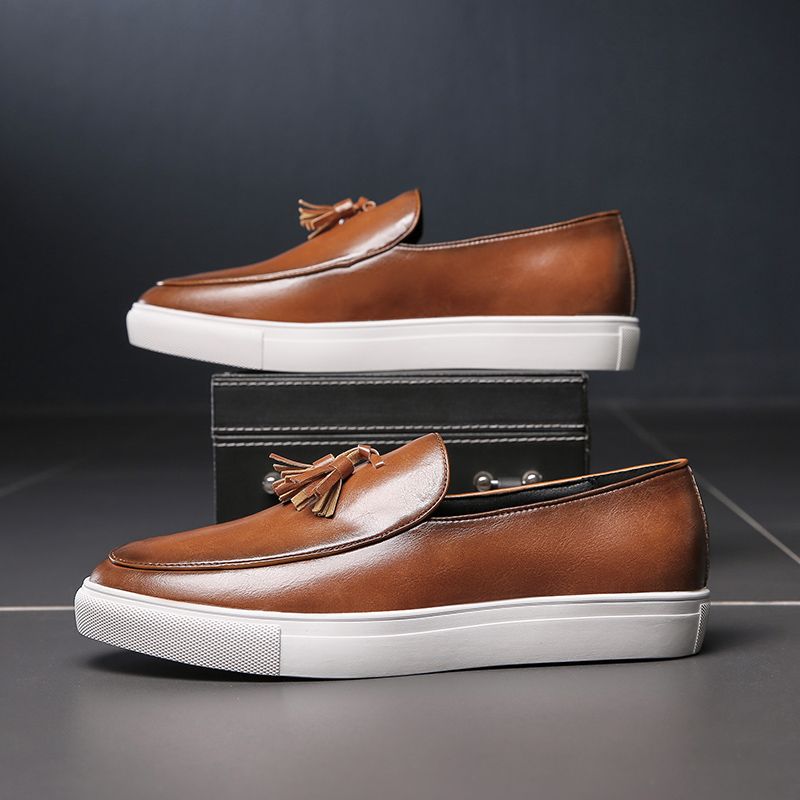 Romero Heren Loafer Casual Schoenen - Bruin
