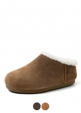 Romina Damespluche Wintersneeuw Platte Pantoffel