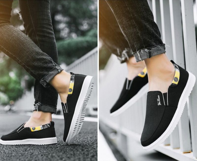 Ronaldo Heren Slip-on Sneakers - Grijs