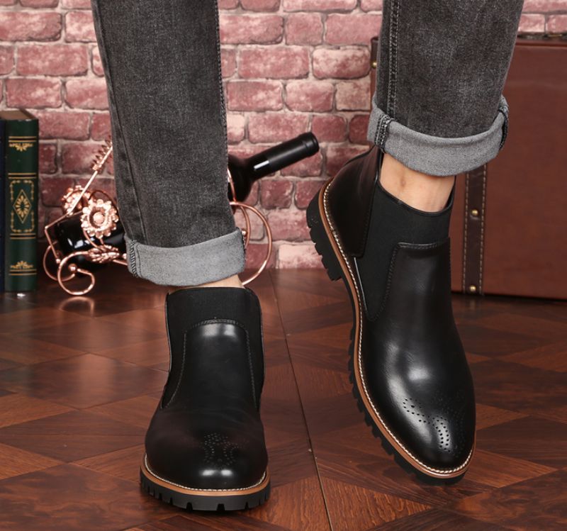 Ros Heren Chelsea Boots - Zwart