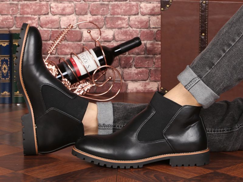 Ros Heren Chelsea Boots - Zwart