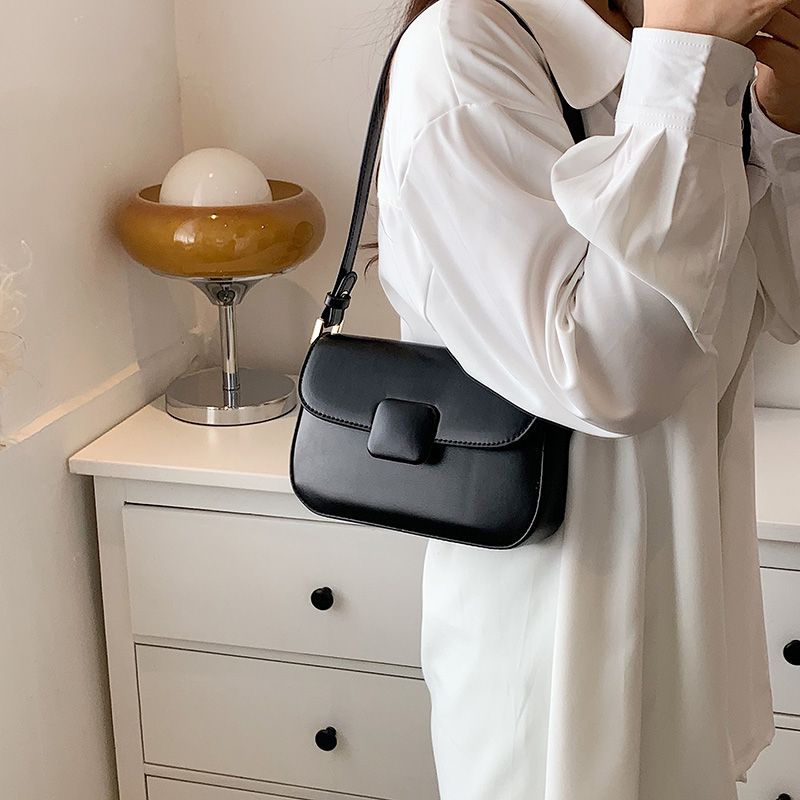 Rosales Dames Leren Crossbody Schouder Handtas - Zwart