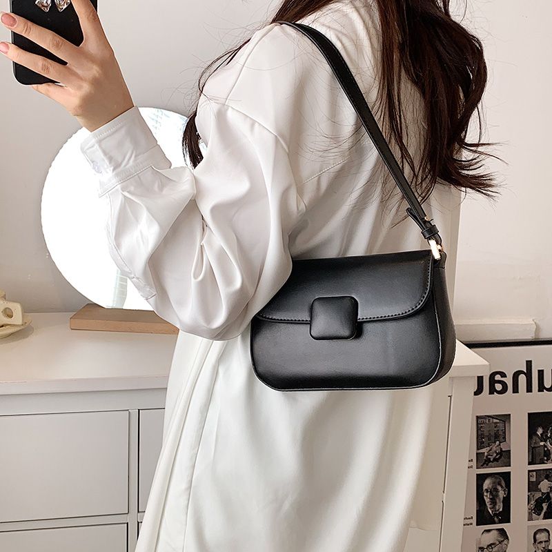 Rosales Dames Leren Crossbody Schouder Handtas - Zwart