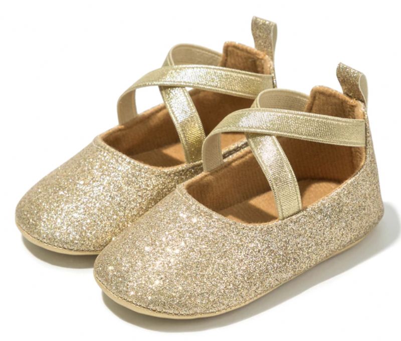 Rosalia Baby Platte Schoenen Voor Meisjes - Goud