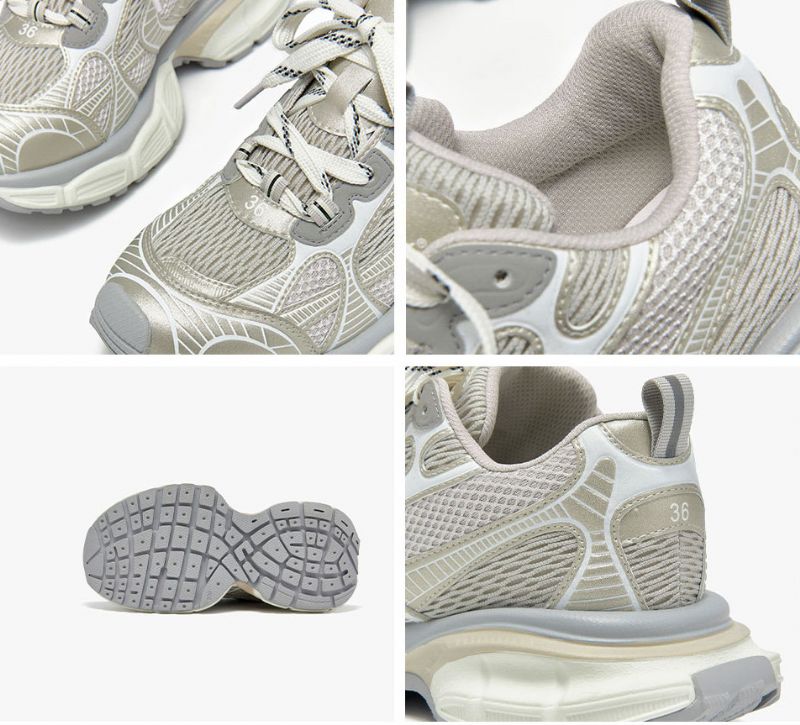 Rosalia Casual Ademende Sneakers Voor Dames - Goud