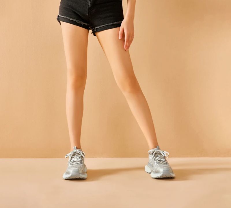Rosalia Casual Ademende Sneakers Voor Dames - Goud