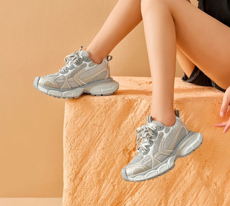 Rosalia Casual Ademende Sneakers Voor Dames - Goud