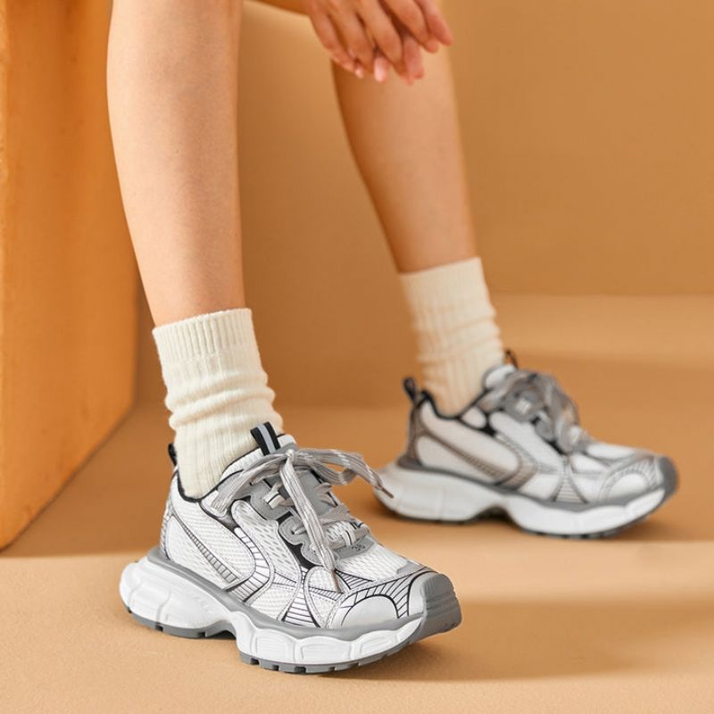 Rosalia Casual Ademende Sneakers Voor Dames - Goud