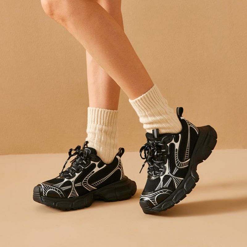Rosalia Casual Ademende Sneakers Voor Dames - Goud