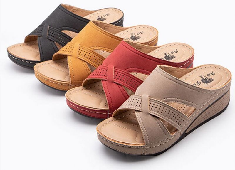 Rosario Sandaal Voor Dames Comfortabel En Antislip - Beige