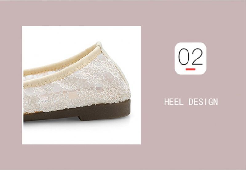Rosmerta Dames Platte Schoenen - Zwart