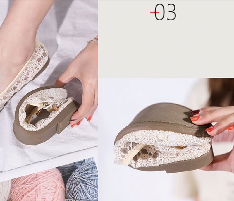 Rosmerta Dames Platte Schoenen - Zwart