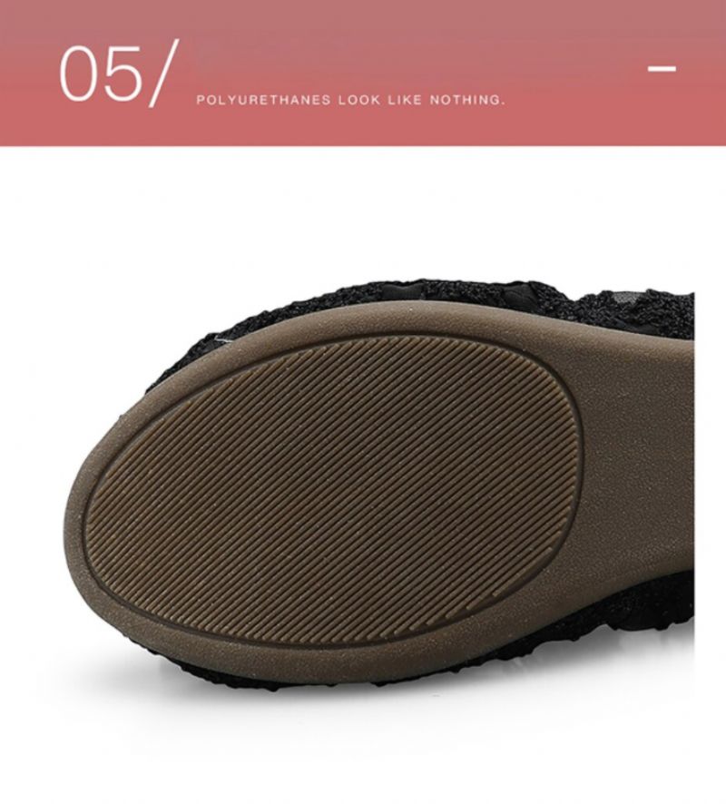 Rosmerta Dames Platte Schoenen - Zwart