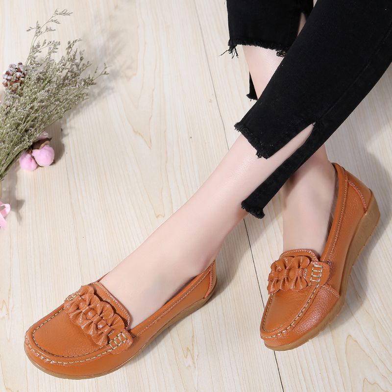 Rosmira Dames Loafer Schoenen - Beige