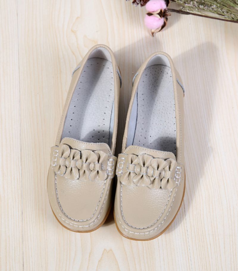 Rosmira Dames Loafer Schoenen - Beige