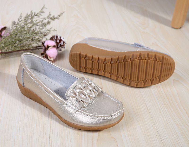 Rosmira Dames Loafer Schoenen - Beige