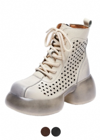 Rosmy Dames Platform Enkellaarsjes