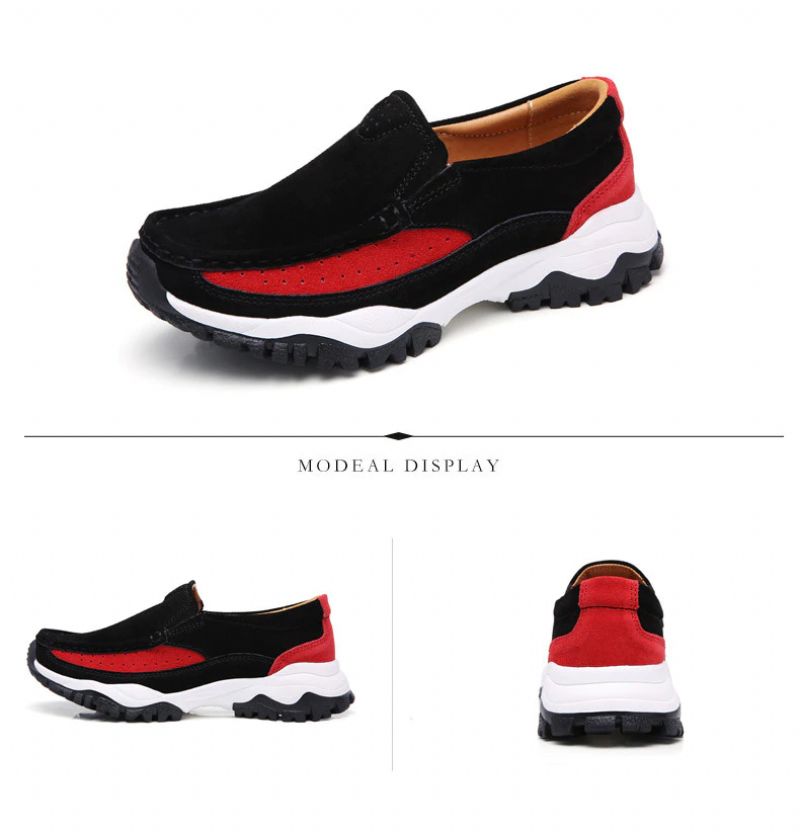 Rosner Dames Leren Platform Slip-on Sneakers - Grijs