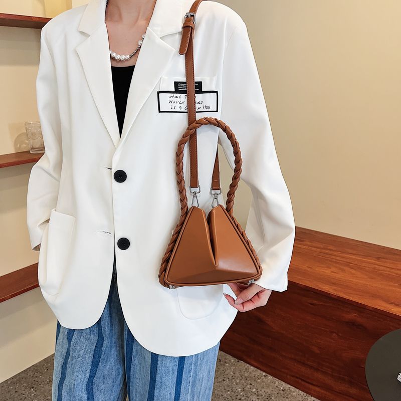Rossi Dames Kleine Tas Met Touw Handvat - Zwart