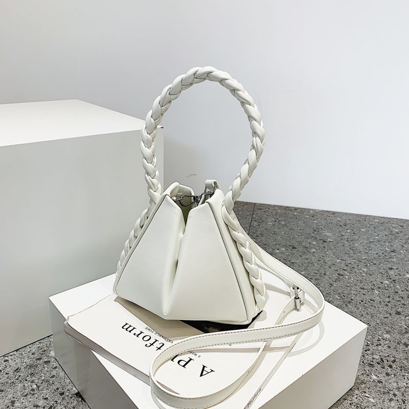 Rossi Dames Kleine Tas Met Touw Handvat - Zwart