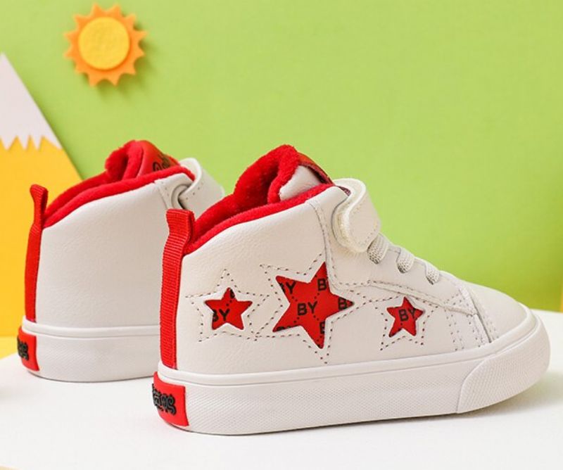Rotzank Unisex High Top Sneaker Voor Kinderen - Wit