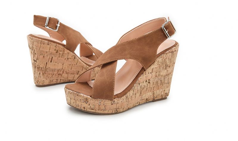 Rousey Wedges - Bruin