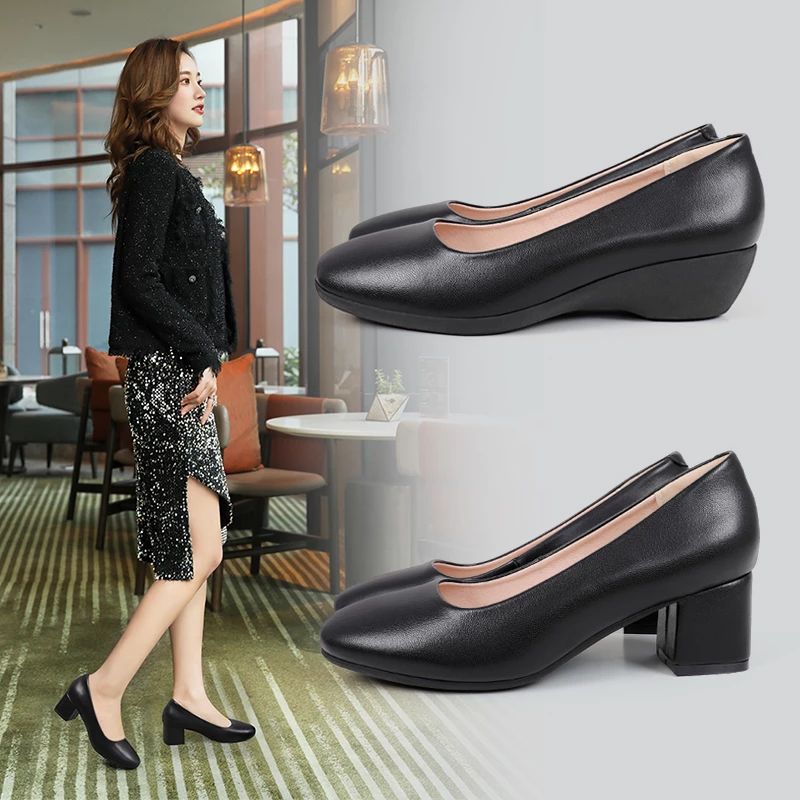 Roxana Dames Pumps Schoenen - Zwart 1