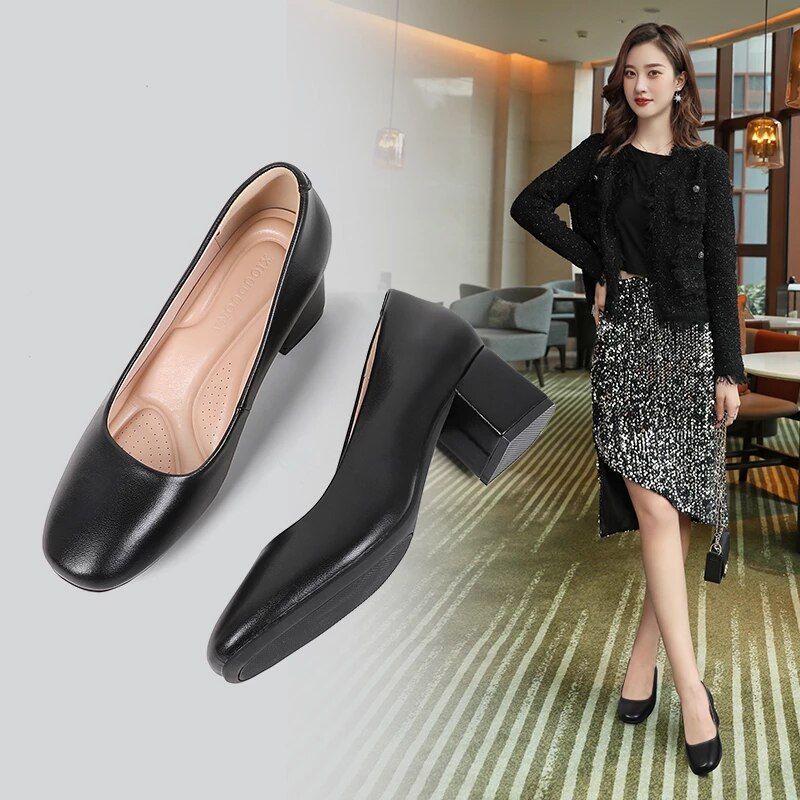 Roxana Dames Pumps Schoenen - Zwart 1