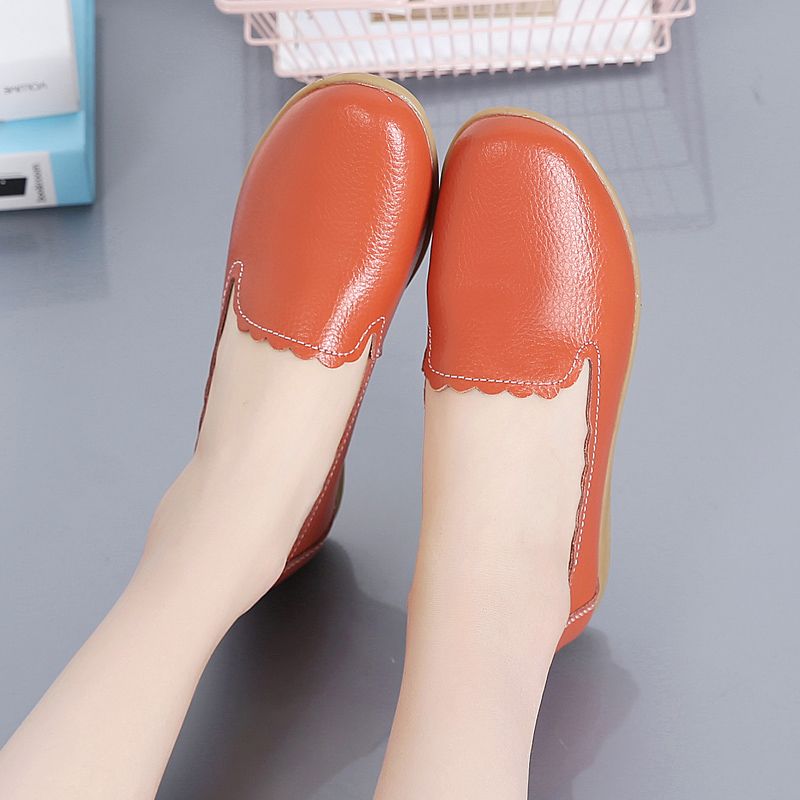 Roxy Dames Leren Casual Loafer Schoenen - Zwart