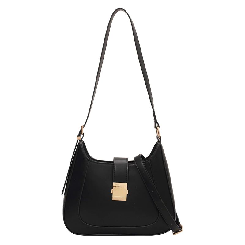Roxy Damesmode Leren Luxe Kleine Handtas - Zwart