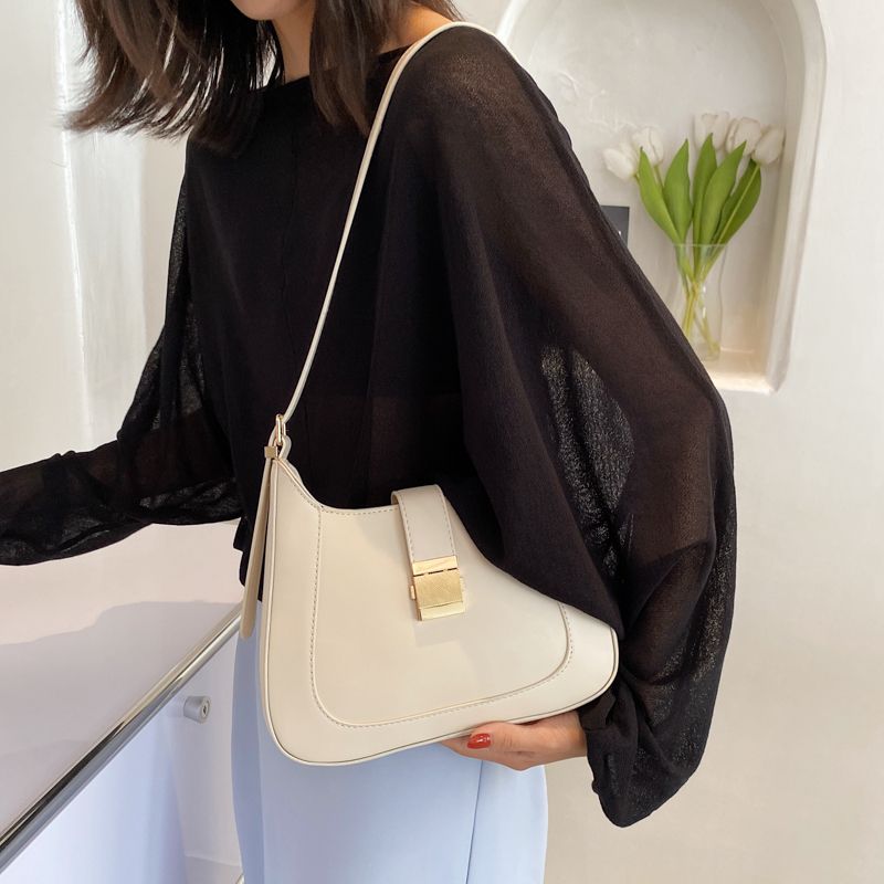 Roxy Damesmode Leren Luxe Kleine Handtas - Zwart