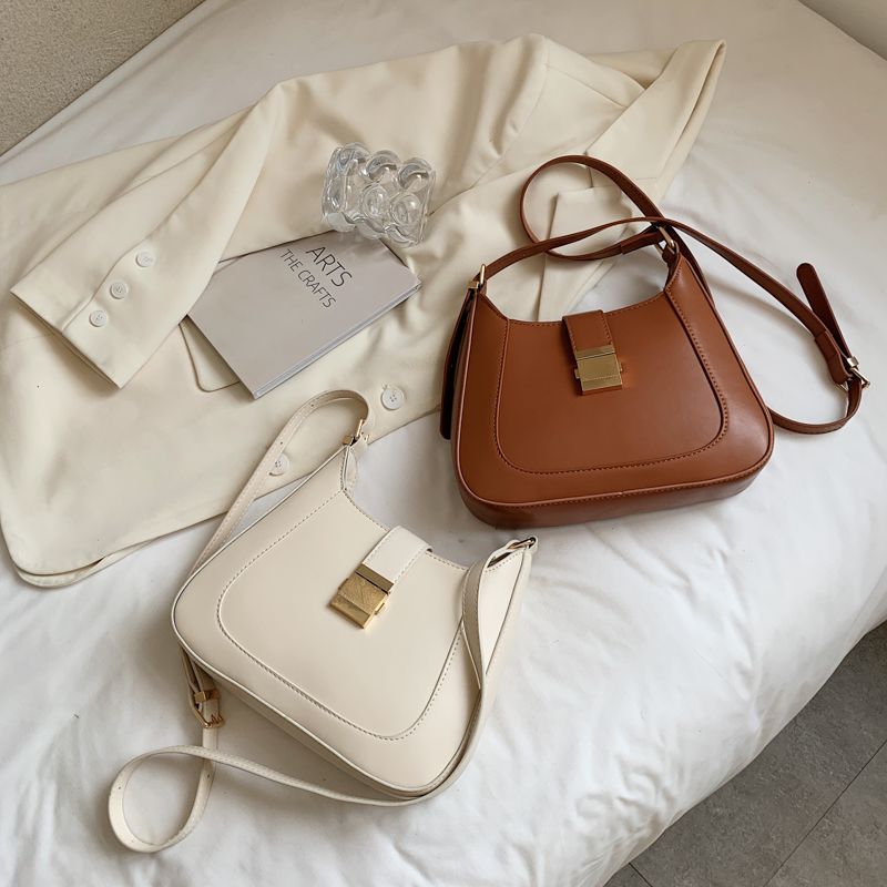 Roxy Damesmode Leren Luxe Kleine Handtas - Zwart