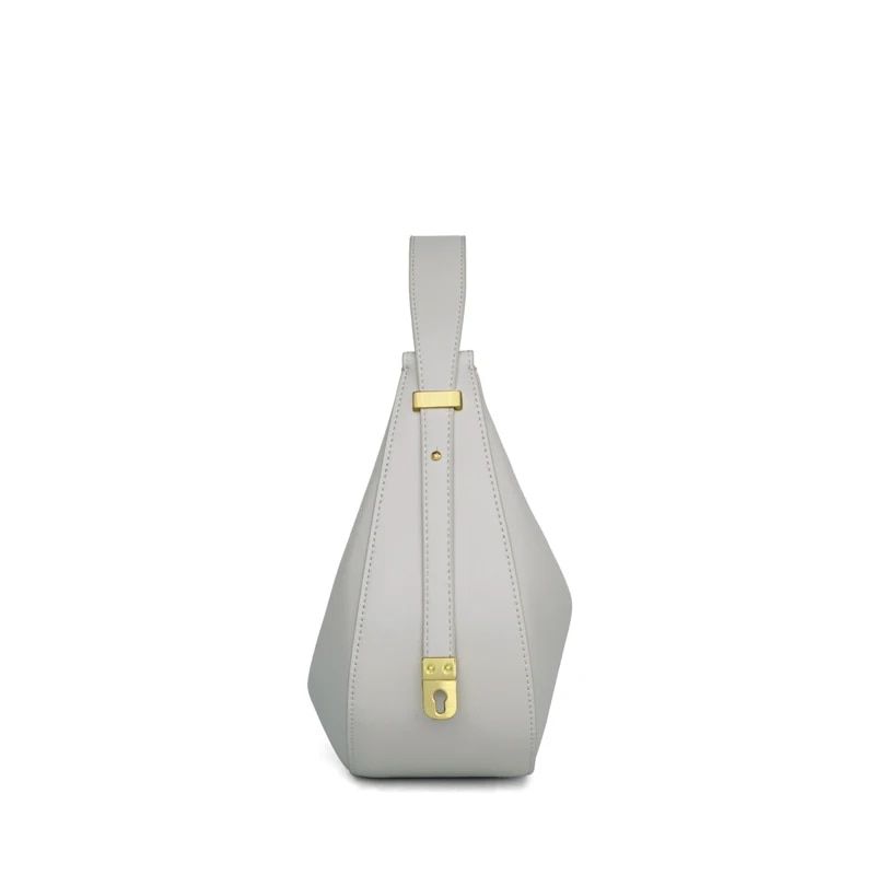 Rubby Luxe Handtas Voor Dames Van Echt Leer - Grijs