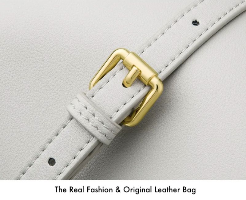 Rubby Luxe Handtas Voor Dames Van Echt Leer - Grijs