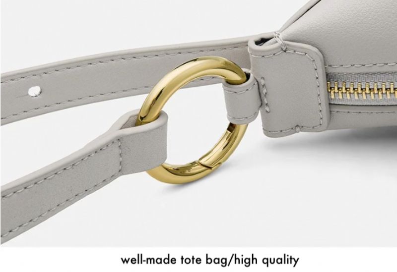 Rubby Luxe Handtas Voor Dames Van Echt Leer - Grijs