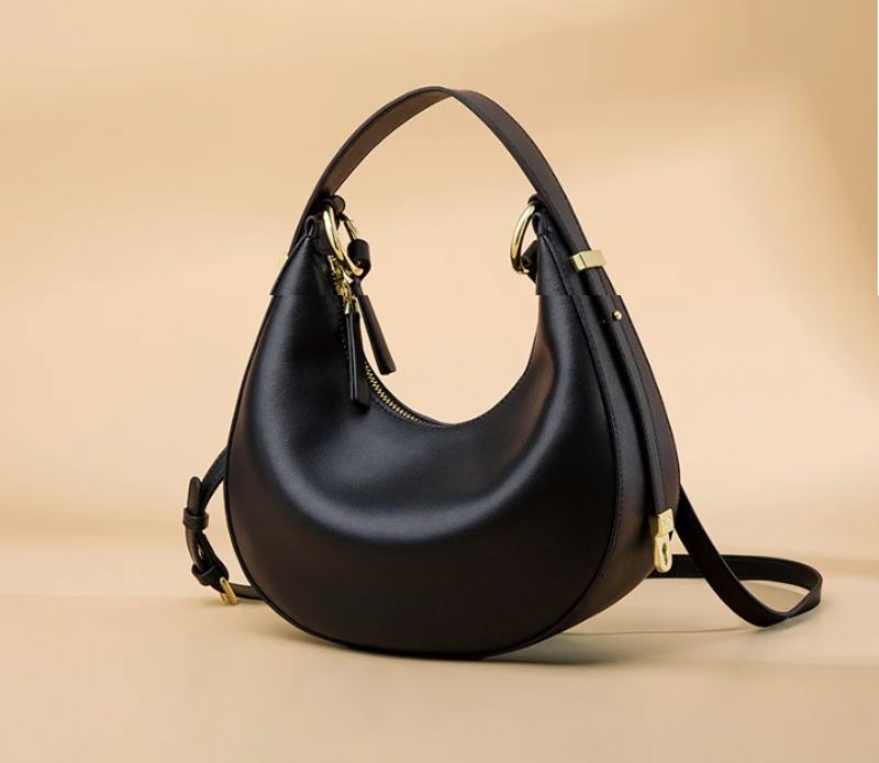 Rubby Luxe Handtas Voor Dames Van Echt Leer - Grijs