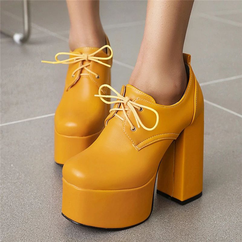 Rubiela Dames Platform Schoenen - Zwart