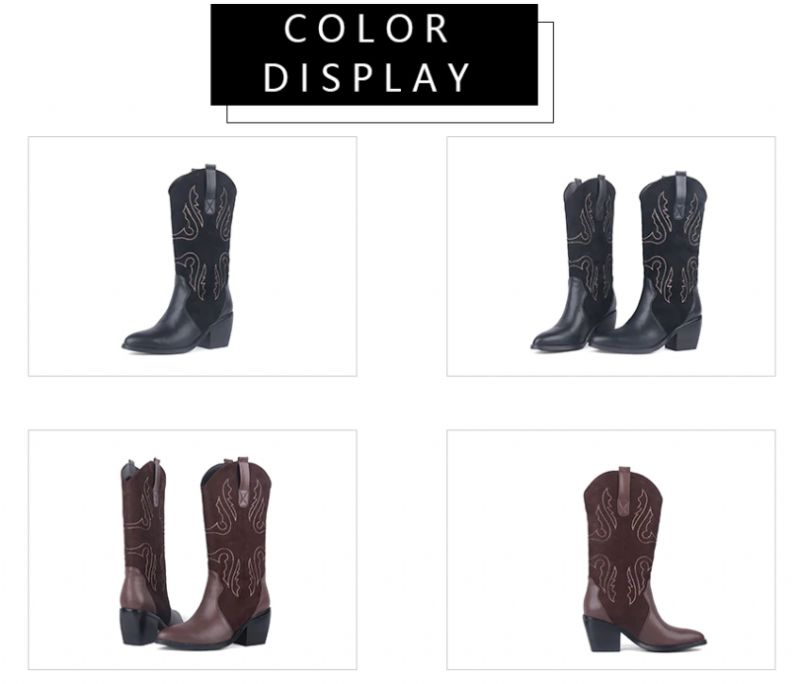 Rubio Boots Halfhoge Kuit - Bruin