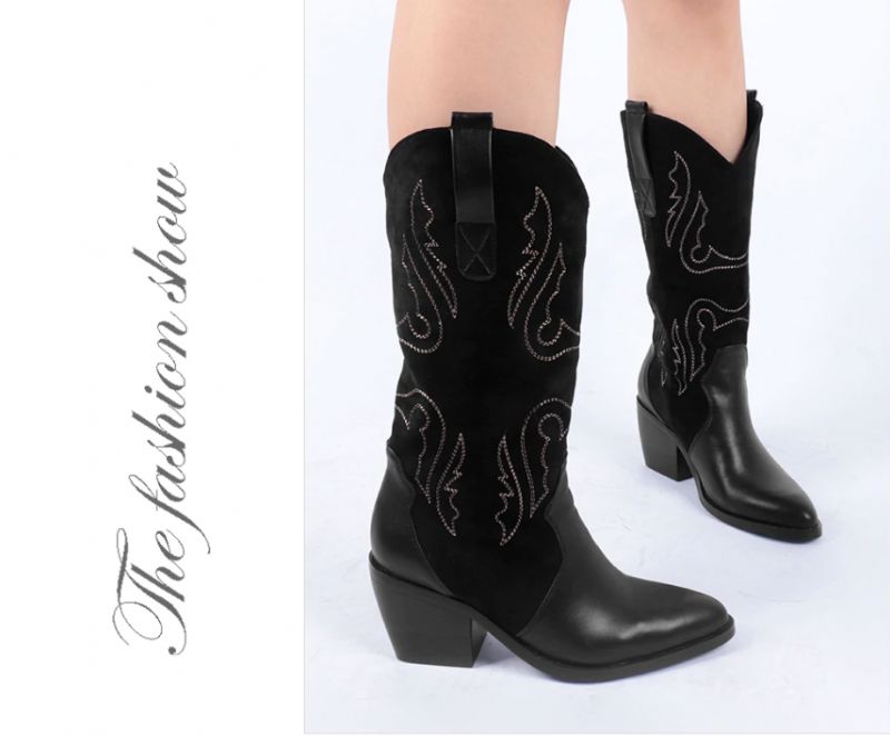 Rubio Boots Halfhoge Kuit - Bruin