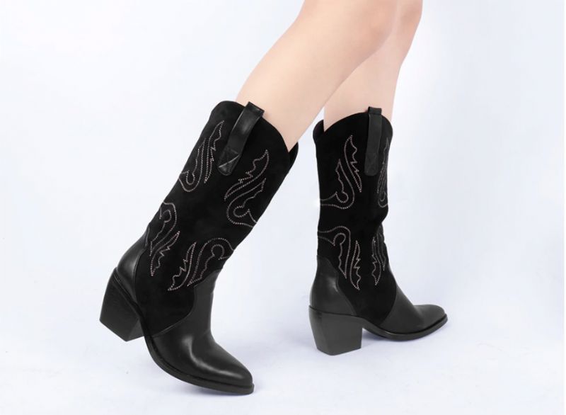 Rubio Boots Halfhoge Kuit - Bruin