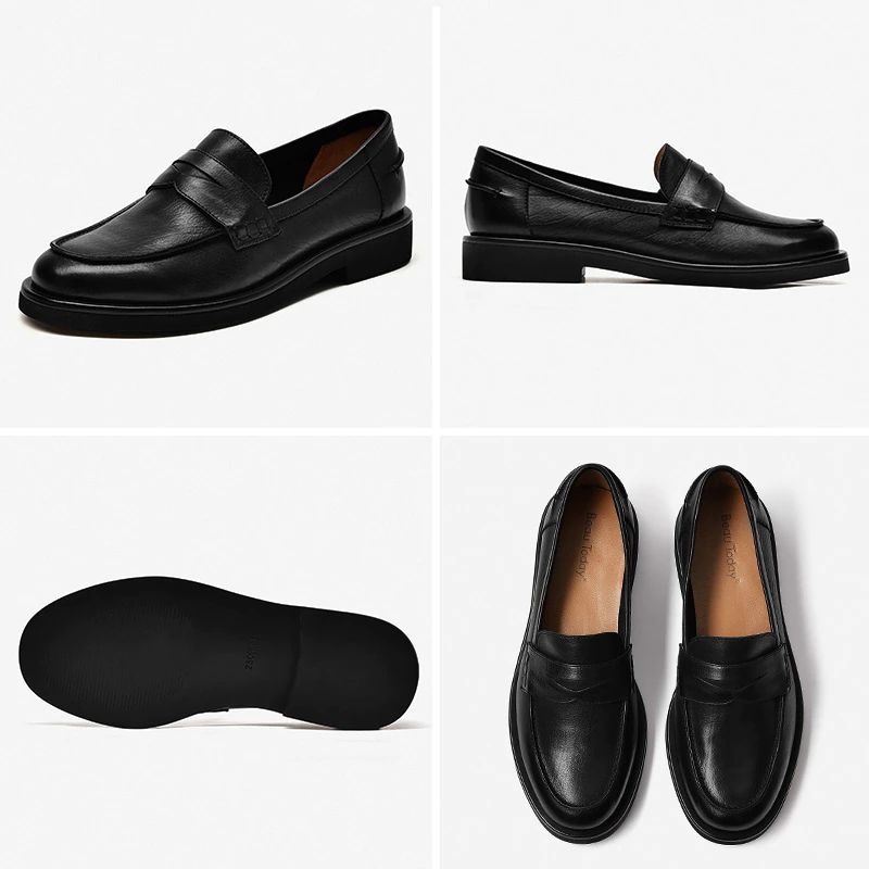 Rufino Dames Hoogwaardige Loafer Schoenen - Abrikoos