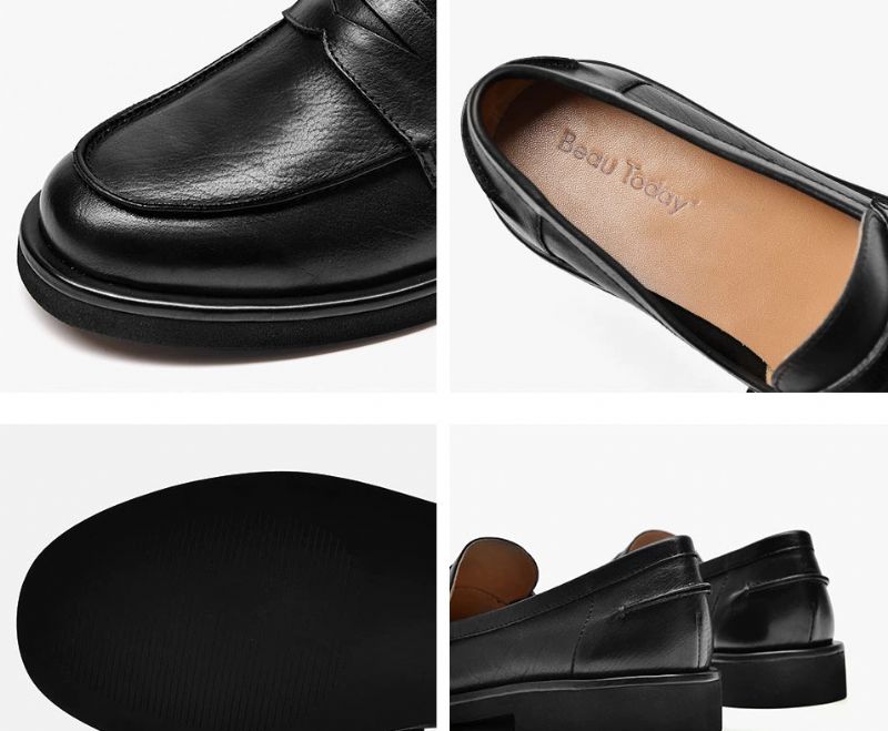 Rufino Dames Hoogwaardige Loafer Schoenen - Abrikoos
