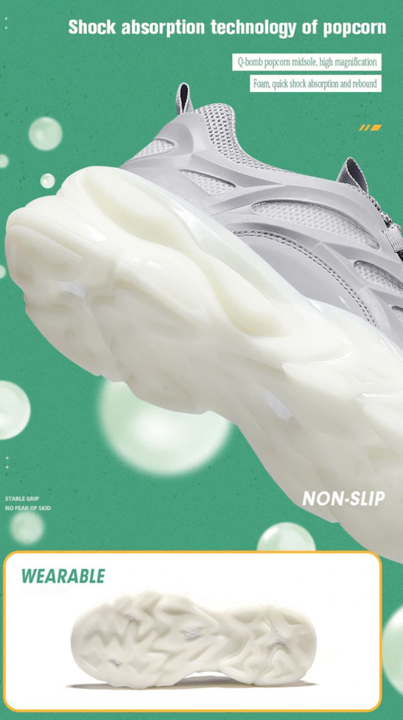 Rufo Heren Platform Sneakers - Zwart