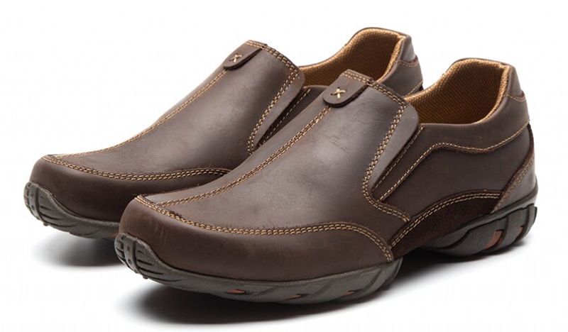 Ruganis Heren Loafer Schoenen - Bruin