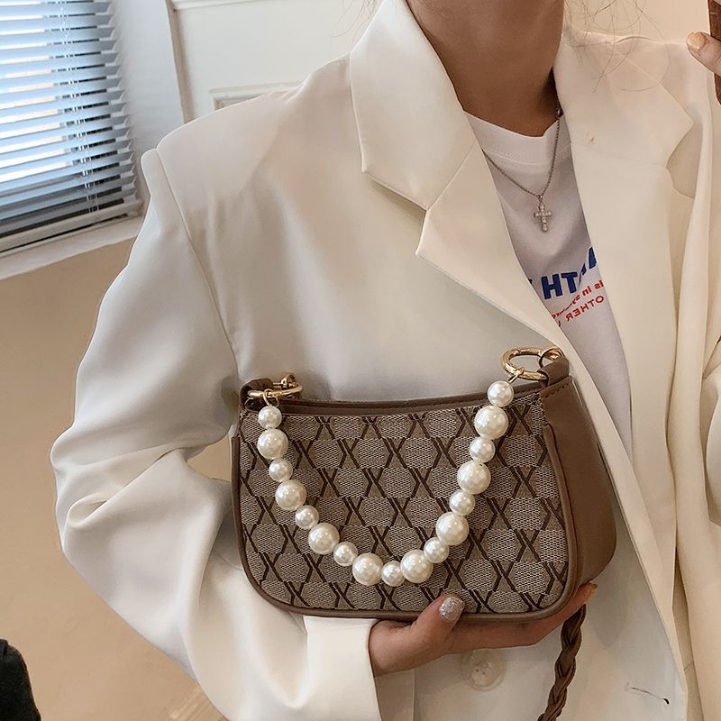 Rumy Dames Leren Crossbody Handtas - Bruin