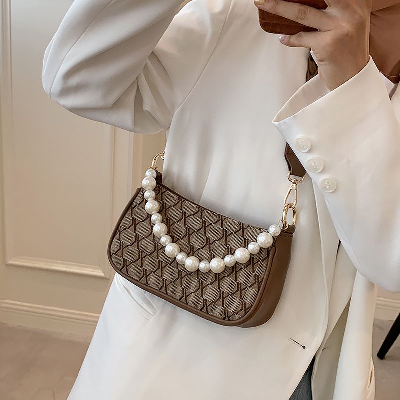 Rumy Dames Leren Crossbody Handtas - Bruin