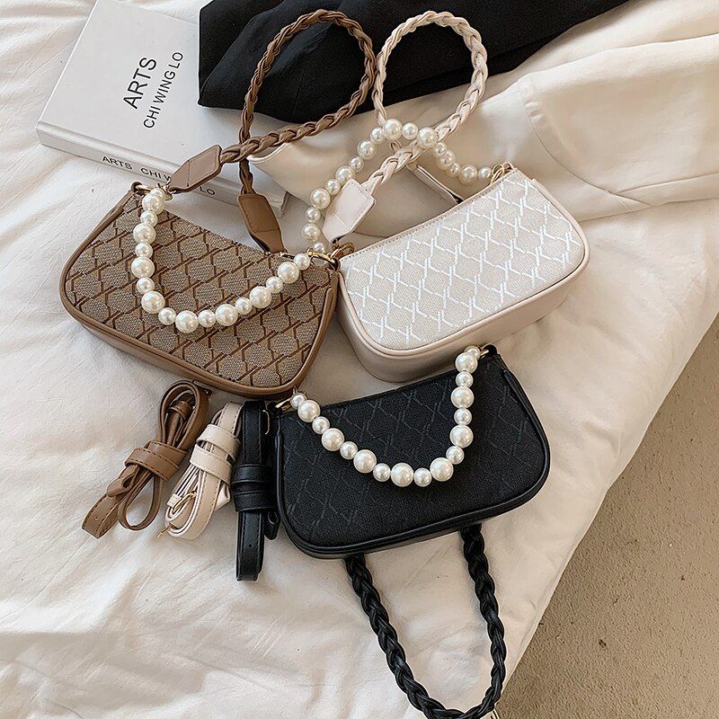 Rumy Dames Leren Crossbody Handtas - Bruin