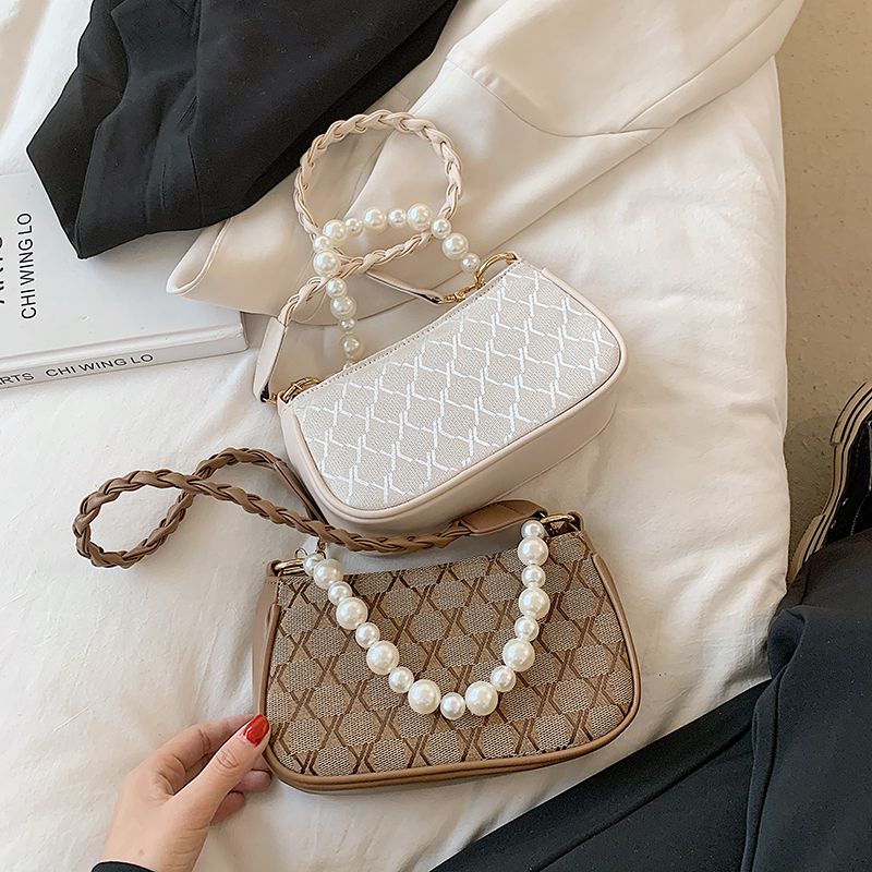 Rumy Dames Leren Crossbody Handtas - Bruin