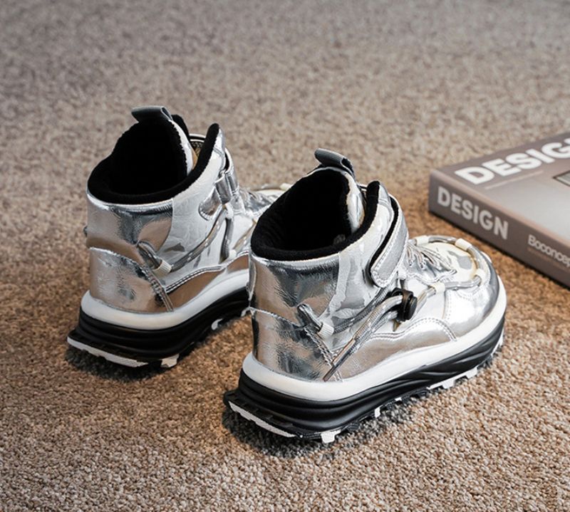 Ruzzo Jongens Snowboot - Zwart Bont